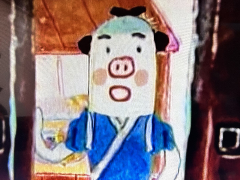 イラスト学科教員 あおきひろえが、NHK番組 てれび絵本「えほん寄席